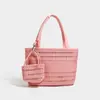 Bolso de Hombro Individual Calado de Verano 2026 Coreano Dongdaemun para Mujer, Bolso Versátil de Axila para Vacaciones en la Playa, Bolso Tejido de Color Sólido