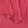 Toalla Rayas Verticales Pequeñas 280g Poliéster Raya de Pozo Tejido Jacquard de Rizo Base Cárdigan Casual Pantalones de Pierna Ancha Tejido para el Hogar