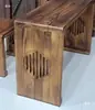 Artesanía Clásica de Ensamblaje de Caja y Espiga Mesas y Taburetes para Guqin, Mesas y Taburetes Integrados para Guqin, Mesas para Estudios Chinos, Mesas para Caligrafía, Mesas de Té