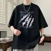 Conjunto de Manga Corta para Adolescentes Niños Camiseta de Moda Ropa Casual Estudiante Soleado Limpio Versátil Delgado Conjunto de Dos Piezas