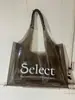 Saco de presente em PVC sacola tote a laser sacola de gelatina plástica sacola de presente de feriado sacola tote colorida em TPU personalizado