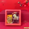 Pingente de Cavalo de Ouro Puro para Riqueza Imediata, Pingente de Celular de Cavalo do Zodíaco em Ouro, Paz e Alegria, Caixa de Presente Peça de Ouro Atratora de Riqueza Atacado