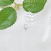 Acessórios de Joias DIY Banhado a Ouro Real Cobre Suporte de Pingente Princesa Micro-Cravejado Pingente de Diamante Pingente de Zircônio Único Suporte para Pérola Atacado