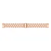 Adecuado para correa de reloj inteligente Fitbit Luxe Correa de acero inoxidable magnética Milanesa de tres esferas pulsera de metal para reloj