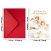 Compra Directa Transfronteriza de Tarjetas de Bendición para Bebé, Incluyendo Sobres, para Enviar a Familiares y Amigos, Tarjetas de Felicitación para Baby Shower