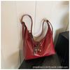 Bolso Tote Transfronterizo de Gran Capacidad Otoño e Invierno Retro Ropa de Trabajo Nuevo de Un Solo Hombro Cruzado Bolso de Mujer Moderno y Versátil Bolso Dumpling de Axila