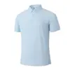 Camisa Polo de Hombre para Exteriores de Secado Rápido Manga Corta Sensación de Hielo Transpirable Anti-Mosquitos Antibacteriana que Absorbe la Humedad Logo Personalizado Verano