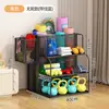 Cesta de Almacenamiento para Esterillas de Yoga, Estante de Almacenamiento para Equipos Deportivos y de Fitness en Casa, Estante de Almacenamiento Doméstico para Rellenar Espacios para Bádminton y Baloncesto