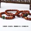 Pulseras de Hueso de Vaca Natural de Xizang para Hombres y Mujeres, Venta al por Mayor de Hueso de Yak Vintage Estilo Étnico Joyería Retro, Cuentas de Barril de Hueso