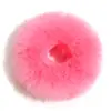 Color caramelo europeo y americano tipo intestino grueso para el cabello Anillo para el cabello Cuerda para el cabello de mujer y niña Banda de goma Accesorios para el cabello multicolor opcional Fabricantes al por mayor