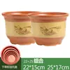 Vaso de flor cerâmica preço especial extra grande atacado vaso para orquídea argila roxa de chão terracota cerâmica grossa