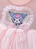 Comercio Exterior Ropa Infantil al por Mayor Vestidos de Verano para Niñas 2026 Estilo Nuevo Vestido de Princesa Kuromi para Bebé Niña Manga Corta de Verano
