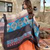 Bufanda tipo chal para mujer, cálida, con aire acondicionado, de primavera y verano, multiusos, de cachemira, directa de fábrica, en stock, venta al por mayor, chal dividido
