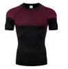 Atacado transfronteiriço de novas blusas esportivas e de fitness para homens, camisetas de verão estilo americano, secagem rápida, respiráveis e elásticas