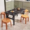 Mesa de Comedor Plegable, Mesa de Comedor para Alquiler de Apartamento Pequeño, Mesa de Centro para Sala de Estar en Casa, Mesa Pequeña Simple, Mesa Baja, Mesa para Puesto Callejero