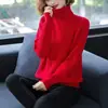 Suéter de Punto Holgado de Cuello Alto Doble para Mujer, Nuevo Suéter de Punto Canalé de Manga Larga para Otoño e Invierno 2026, Prenda Interior