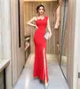 Vestidos de Noche que se Pueden Usar Regularmente, Nuevo Estilo 2026, Elegante Vestido Sirena Reina, Vestido con Abertura Doble para Anfitriona de Reunión Anual, Vestido Elegante para Brindis