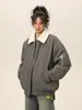 Chaqueta de Algodón para Hombre Jack's con Sentido del Diseño, Casual de Invierno Nuevo Abrigo de Algodón con Cuello de Lana de Cordero Sintética