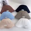 Sombrero de Pescador Transpirable con Letras Huecas para Mujer, Versátil para el Verano, Adelgazante, Sombrero de Punto con Protección Solar
