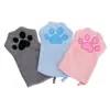 Toalla absorbente para baño de perro, toalla de limpieza de secado rápido específica para mascotas estilo guante, toalla de baño guante para gato, accesorios para mascotas
