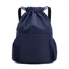 Mochila de entrenamiento de fútbol y baloncesto, personalizable con logo, bolsa con cordón deportiva y de fitness para actividades