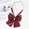 Accesorios para Camisa Rayas Rojas Estilo Estudiante Japonés Estilo Preppy Jk Lazos Lazos Femeninos Uniforme de Marinero Uniforme Académico Lazos