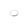 Anel de zircônia arco-íris de verão doce Mori feminino design de nicho simples e elegante anel de vento frio anel aberto
