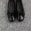 Marca Piel Suave 2026 Frijol Abuela Ballet Lazo Nuevo Punta Cuadrada Zapatos Planos Rojos Zapatos Individuales Estilo Francés Corte Bajo