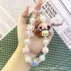 Pupu y Su Pequeño Amigo Mickey Oso Cadena Popular Linda para Teléfono Móvil Llavero Colgante para Bolso Accesorios al por Mayor