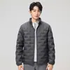 Jaqueta de Penas Leve com Gola Alta para Casal Masculina e Feminina Inverno 2026 90% Penas Esportiva Leve Quente Top Jaqueta Casual