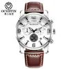 Ochstin 2023 Novo Relógio Masculino com Pulseira Multifuncional, Relógio de Quartzo à Prova d'Água com Calendário e 6 Ponteiros