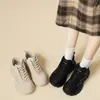 Bestseller de Douyin Zapatos de Papá para Mujer Otoño/Invierno 2026 Nuevos Versátiles Cómodos Que No Cansan los Pies Con Cordones de Caña Alta Zapatos Deportivos Casuales