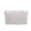 Bolsa de Mão Clutch Flor Rosa Romântica Francesa Atacado Feminina 2025 Inverno Nova Versátil Pequena Quadrada Exquisite para Banquete