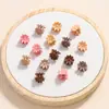 Serie de Colores Macarrón Morandi Mini Pinzas para el Cabello de Dibujos Animados con Flores, Fresas, Conejos y Corazones para Flequillos y Pinzas para el Cabello de Niños