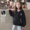 Abrigo de Otoño para Niñas 2026 Estilo Nuevo, Estampado de Dibujos Animados a la Moda, Ropa Exterior Deportiva Casual para Niños Mayores