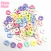 Accesorios hechos a mano con cuentas en forma de lazo de moda, mezcla multicolor, cuentas para la diversión DIY de los niños