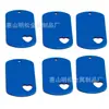 Aço inoxidável personalidade oco amor cartão de identificação metal em branco espelho gravação a laser coleira de animal de estimação cordão acessórios