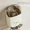 Soporte para Palillos, Jaula para Palillos, Estante de Almacenamiento de Cocina sin Taladro, Cubo de Almacenamiento para Cucharas, Organizador de Palillos de Plástico para Montar en la Pared con Drenaje