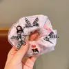 Laço Infantil Grande Intestino Elástico de Cabelo Corda de Cabeça Menina Desenho Animado Rabo de Cavalo Alto Elástico de Cabelo Menina Sem Danos Cabelo Acessórios de Cabelo para Bebê