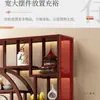 Estante Antiguo de Estilo Chino Nuevo Madera No Sólida Gabinete Multitesoro Partición para Sala de Té Estantería Sala de Estar Vitrina para Té Gabinete para Té Estante de Almacenamiento