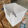 Caixa de Criação de Coelho, Caixa de Criação Externa de Plástico para Coelhos, Gaiola de Criação de Coelho, Caixa de Criação Embutida, Caixa de Criação para Coelho Fêmea