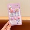 Flequillo para Niños Velcro Pinza para Cabello de Bebé Organizador Lindo Dibujo Animado Flor Pinza para el Cabello Que No Daña el Cabello