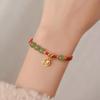 Fabricantes suministran pulsera de cordón rojo Lucky Brand pulsera tejida con cuentas para mujer jade Hetian regalo para el año de nacimiento