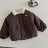 Nuevas Chaquetas de Algodón de Invierno 2026 para Niños y Niñas, Estilo Ropa de Trabajo, Chaquetas de Algodón TBS para Niños Pequeños, Chaquetas Acolchadas Engrosadas, Modernas