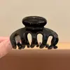 Pinza para el pelo floral de lujo ligero estilo francés para mujer, pinza de tiburón grande elegante y exquisita para cabello voluminoso