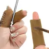 Protector de Dedos para Pesca con Dardos de Piel para Exteriores, Funda Antidesgaste para Dedos, Anticorte, Antideslizante, Protector de Dedos para Apretar la Cuerda de Pesca