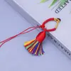 Llavero Cordón de Nudo de Diamante con Borla Corta Bo Ting Accesorios Semi-Terminados para DIY Colgante de Borla Pequeña Joyería