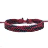 Otoño e invierno 2020 nuevo estilo ins algodón y lino pulsera cuerda de mano tejida a mano color vibrante original simple estudiantes
