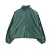 Chaqueta con cremallera y cuello alto holgada Anti-UV de estilo coreano nuevo 2026 Ropa de protección solar simple y moderna para deportes al aire libre para mujer