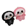 Juguete de Peluche Creativo de Bebé Fantasma Colgante Dibujo Animado Esqueleto Llavero Decoración de Bolsa Accesorios Venta al por Mayor
